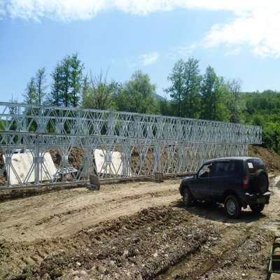 Chinese manufacturer supply reinforced Steel galvanized bailey bridge