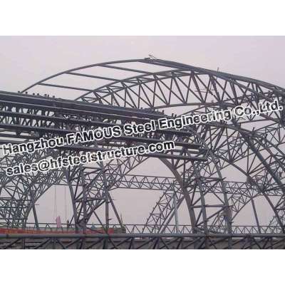 Design and Fabrication for Structure Steel Pipe Truss High Speed Rail Station