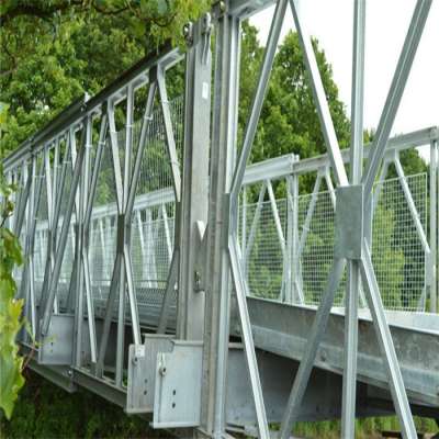 American Standard Compact Type 100 Prefabricated Steel Bailey Bridge Equiv