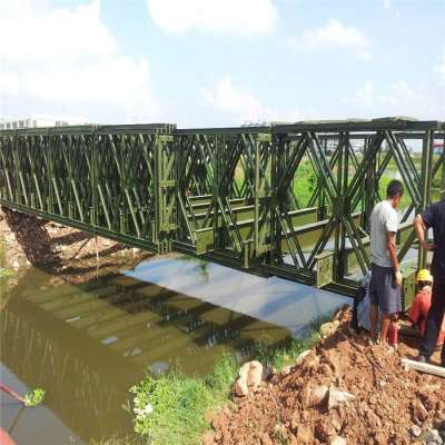 UK British BS Standard Compact 200 Modular Panel Steel Bailey Bridge Equiv